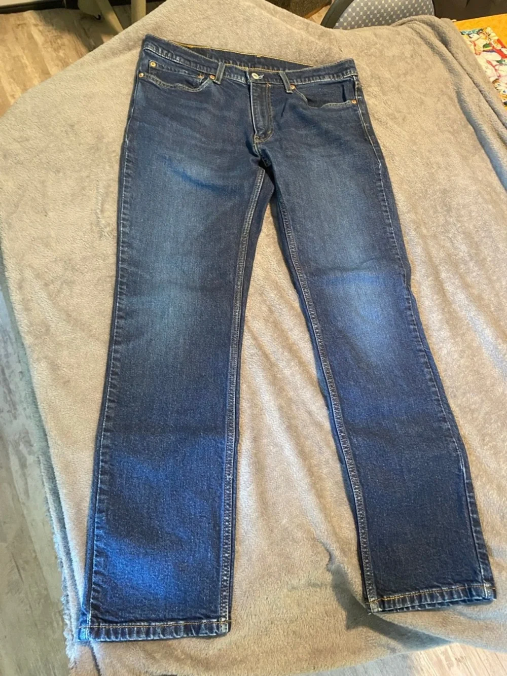 Levi's Slim Straight Dark Blue Jeans
